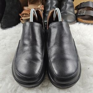 Footprints By Birkenstock Black Leather Slip-On Loafers — Women’s EU 41 (≈ US 10